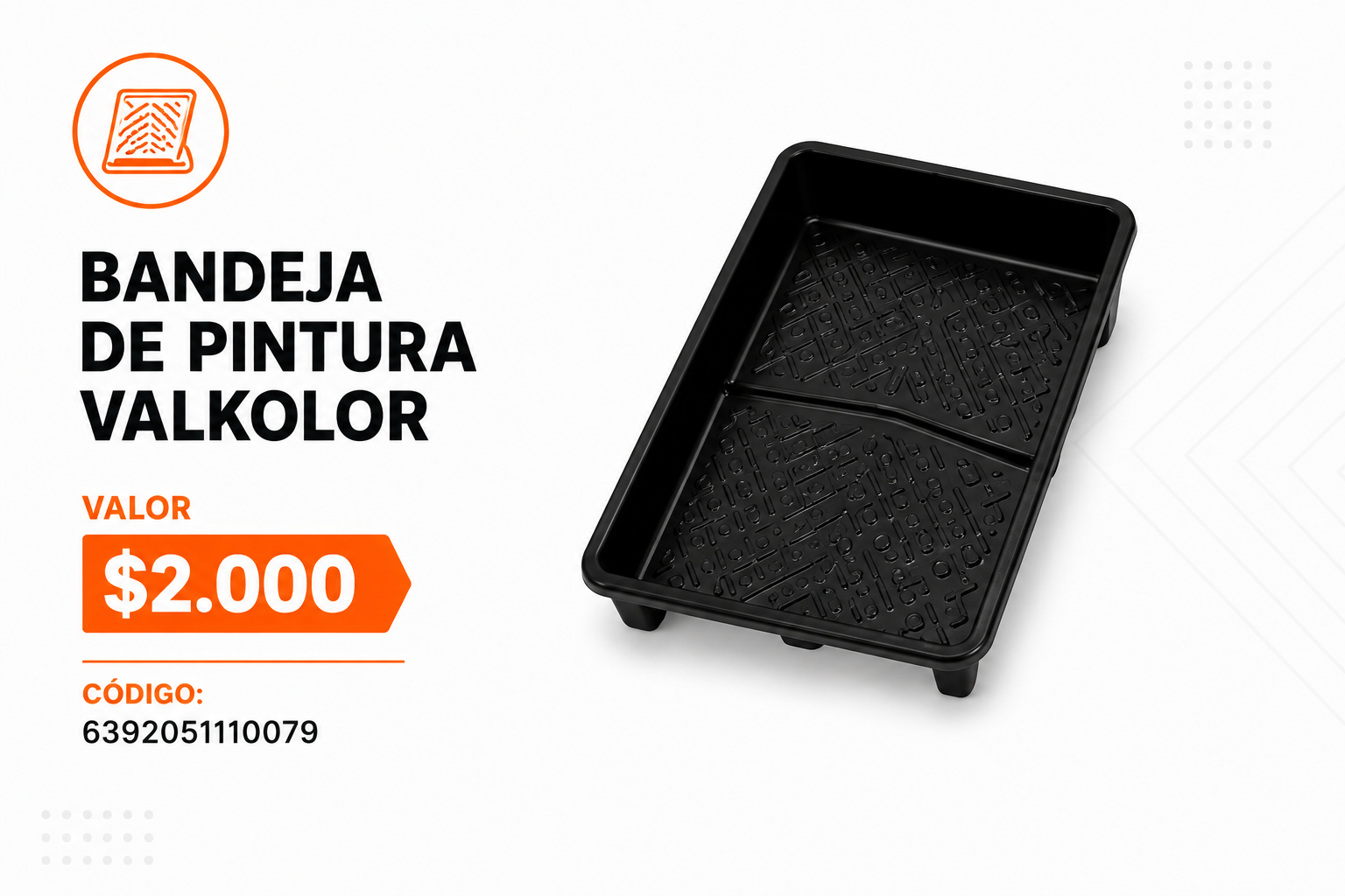 Oferta Bandeja de Pintura Valkolor