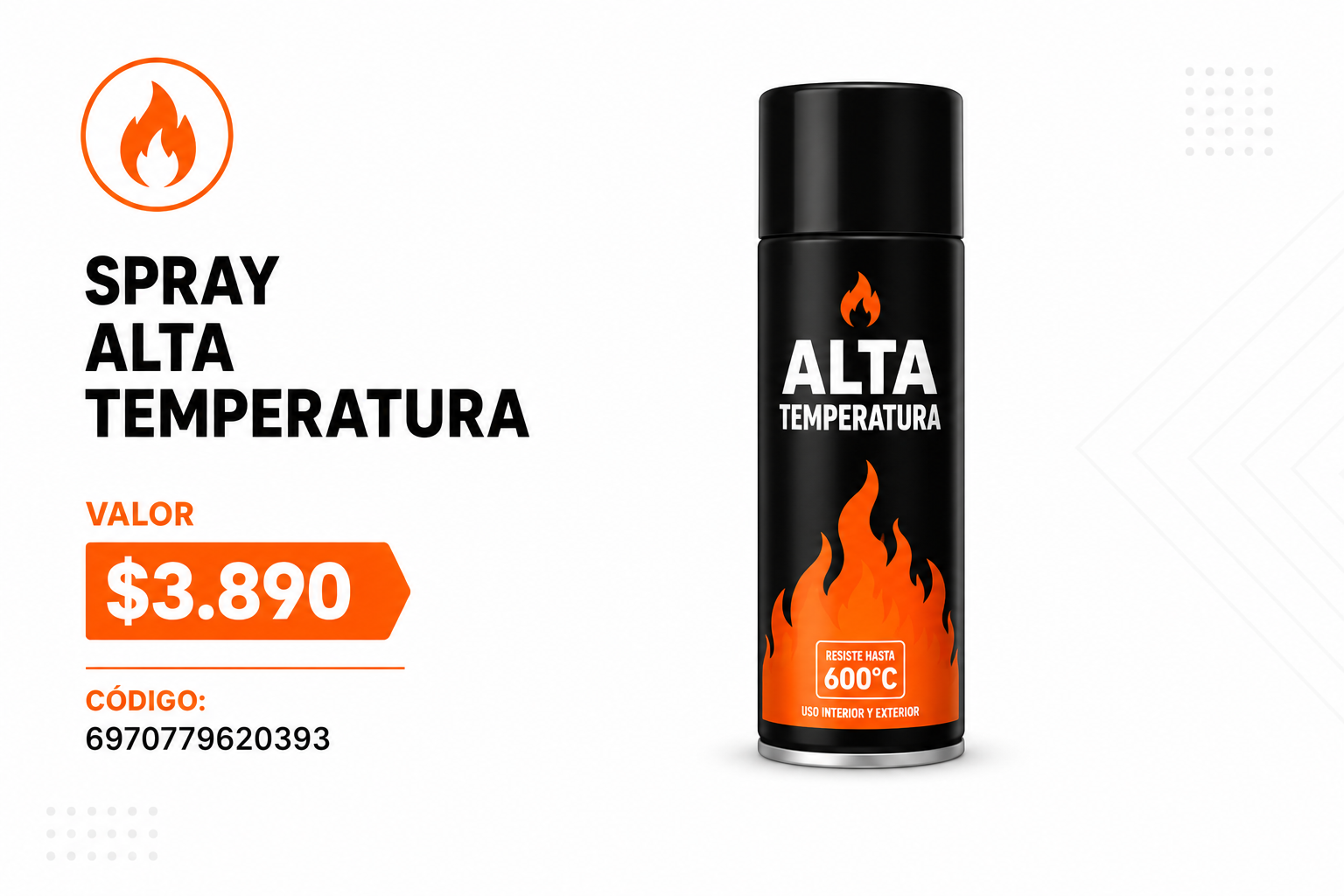 Oferta Spray Alta Temperatura